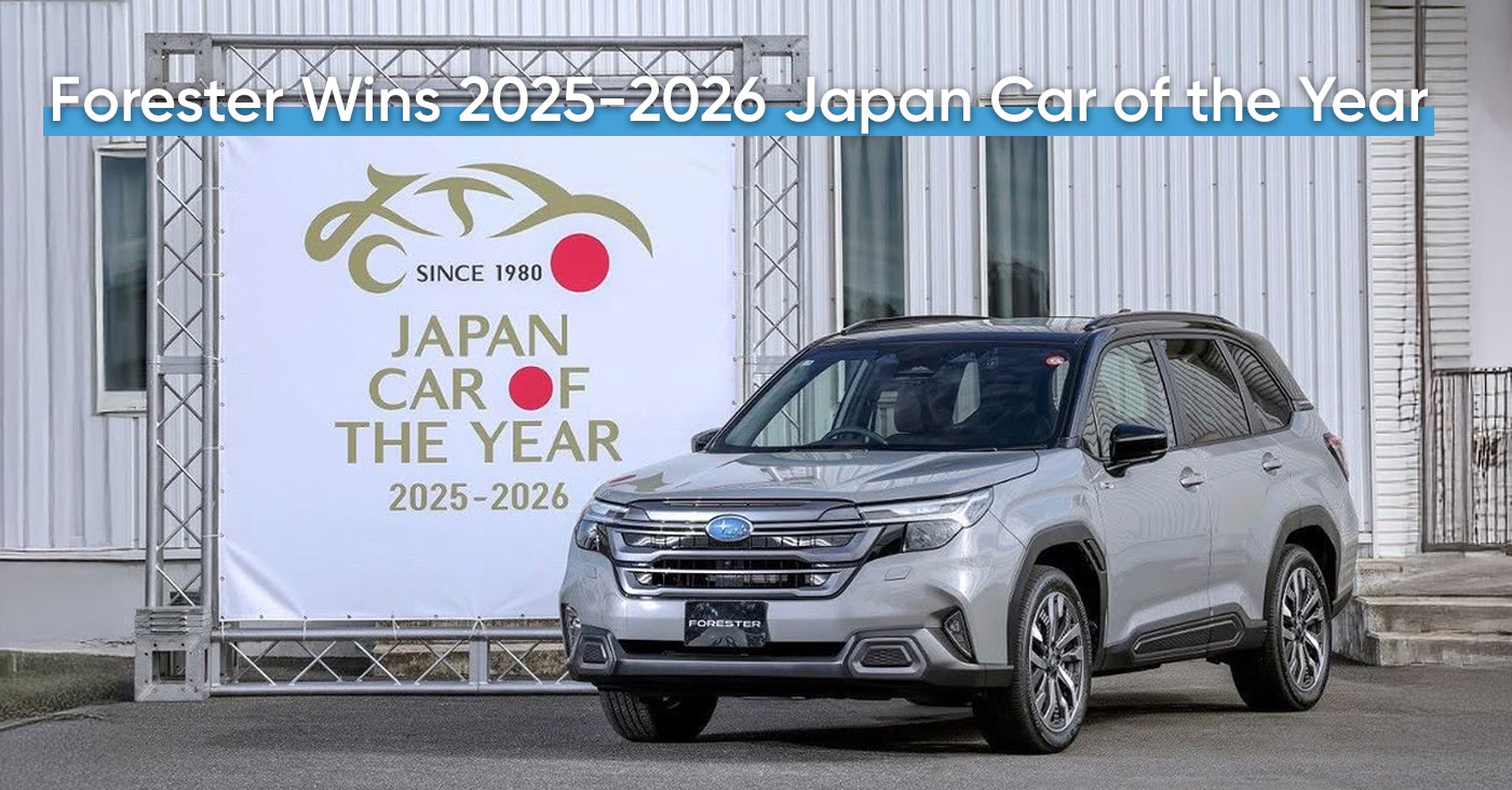 Subaru Forester Wins 2025-2026 Japan Car of the Year