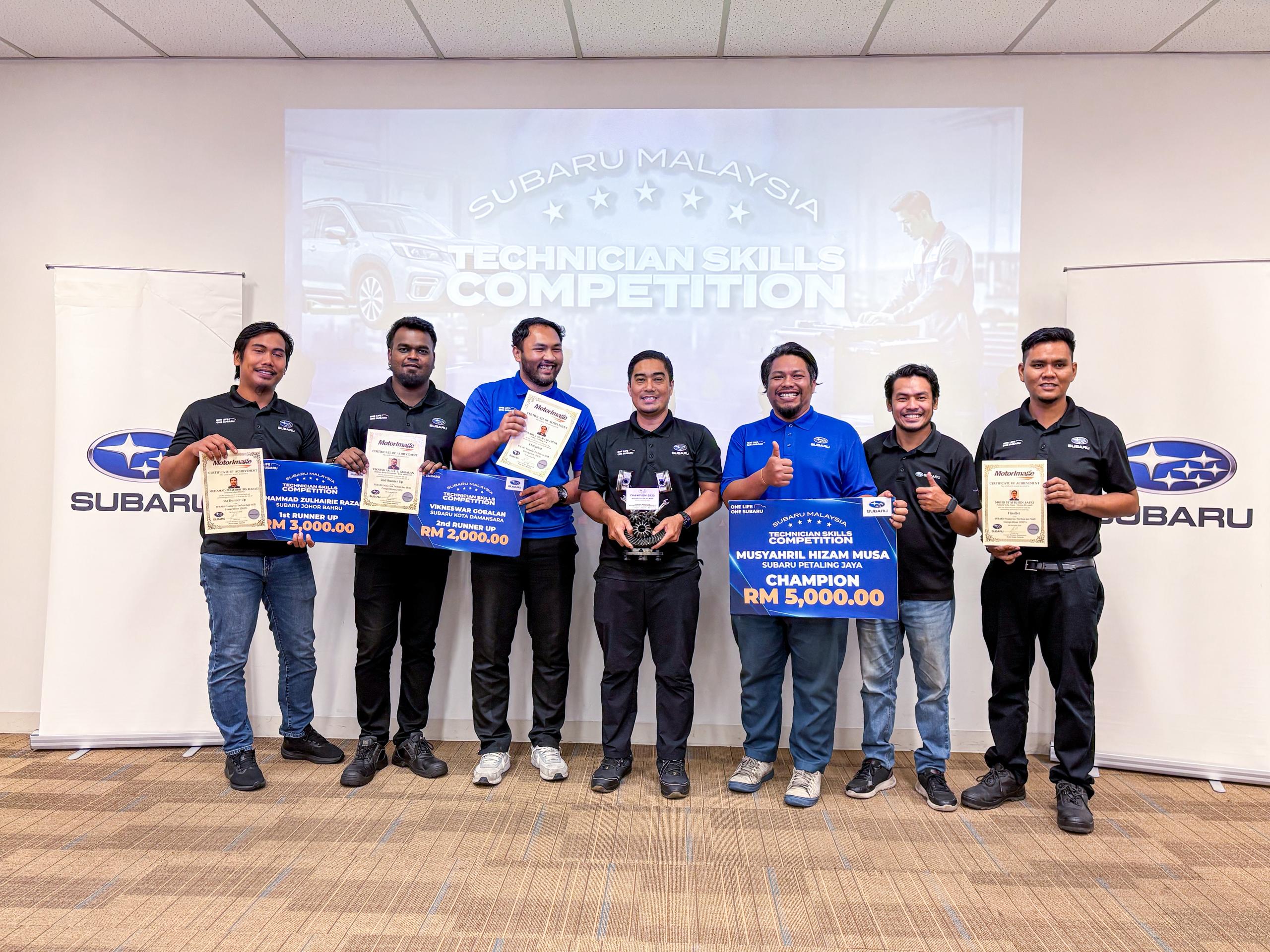 Subaru Malaysia Celebrates Technical Excellence at the Subaru Skills Competition 2025